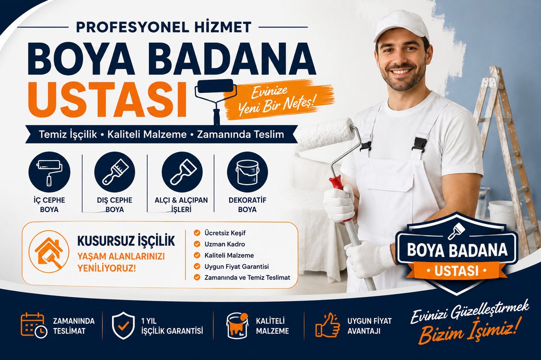 Beydağ boya badana ustası – profesyonel boyacı
